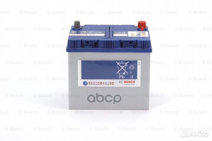 Акб bosch S4/12V 60Ah 540A (D232 x d173 x h225