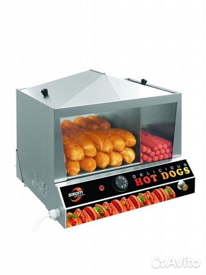 Гриль для хот догов паровой