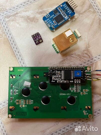 Датчики и символьный экран для Arduino