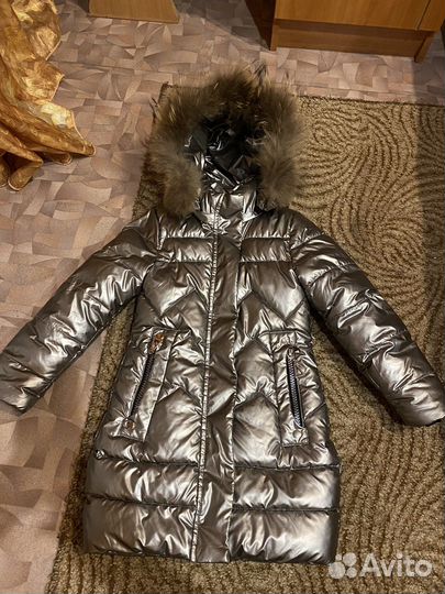 Зимняя куртка для девочки 122