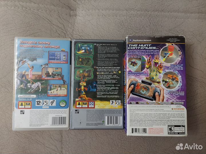 Лицензионные игры для Sony PlayStation1 и Sony PSP