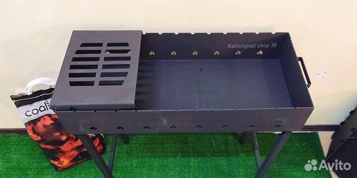 Мангал сталь 3мм разборные ножки