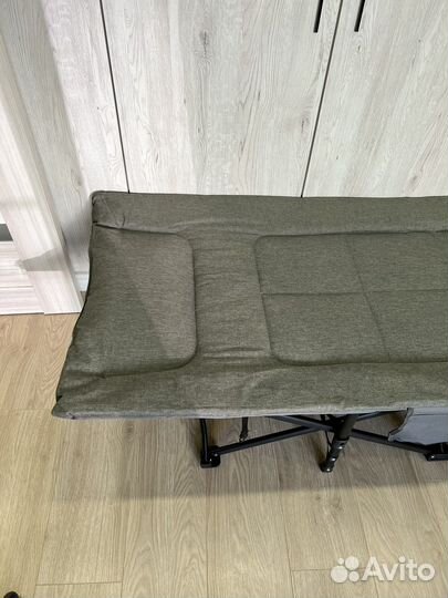 Раскладная походная кровать раскладушка с матрасом