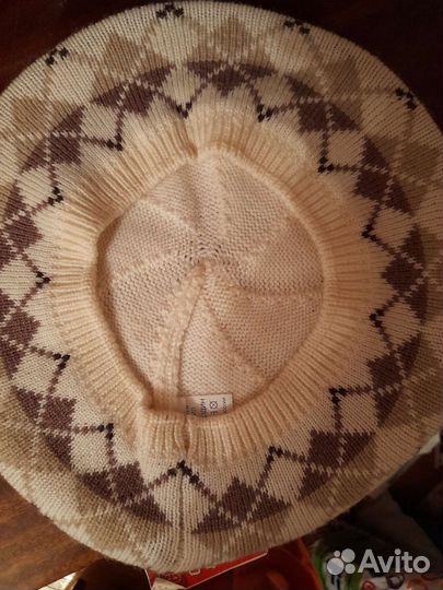 Берет:50-шерсть,50-акрил