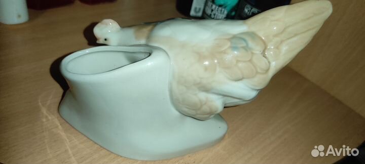 Карандашница. курица с жуком. Городница СССР