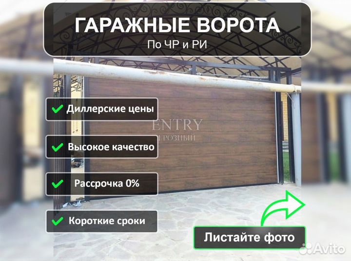 Секционные ворота