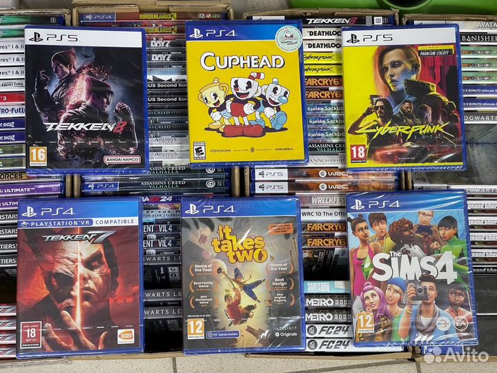 Игры PS4 и PS5 бу и Новые
