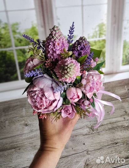 Букет из мыла ручной работы