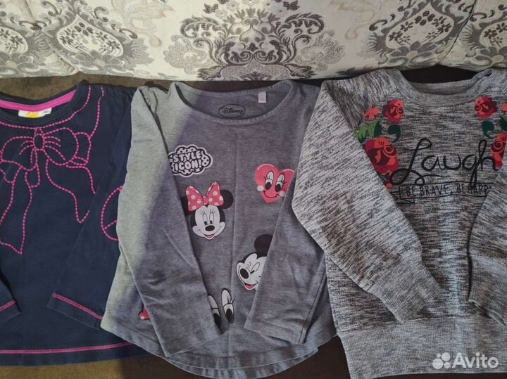 Детские вещи пакетом для девочек 104 -110