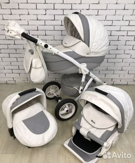 Коляска adamex Эко кожа