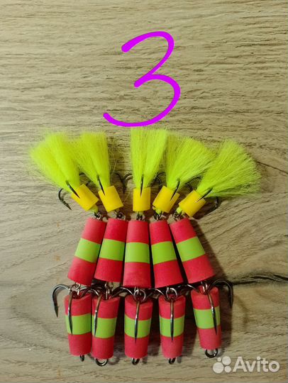 Мандула, тапки, приманка для рыбалки. 40шт