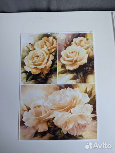 Декупажные карты формата А4