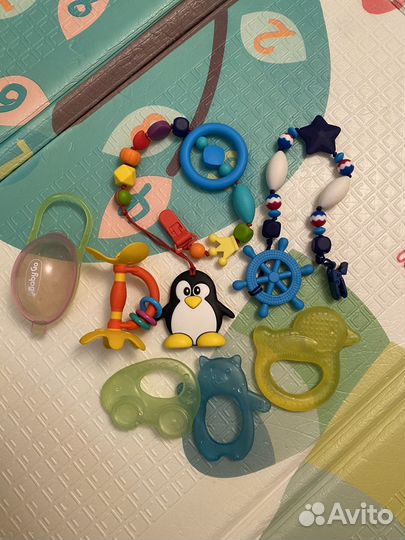 Грызунки/ прорезыватель, держатели для пустышек