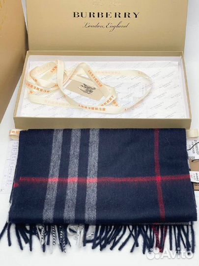 Шарф Burberry темно синий