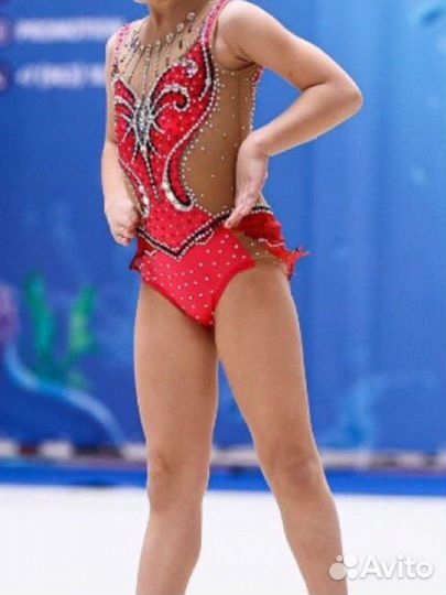 Купальник для художественной гимнастики 116-128 см