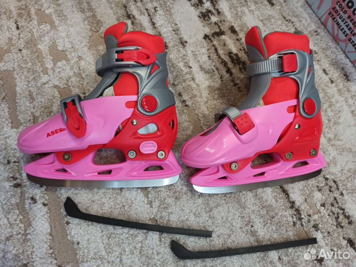 Коньки раздвижные 28-31 как новые