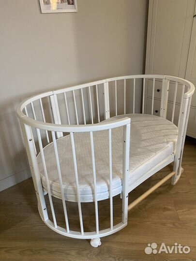 Детская кроватка круглая