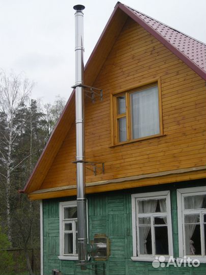 Дымоход 4 м Комплект Прямой Диаметр 180х250