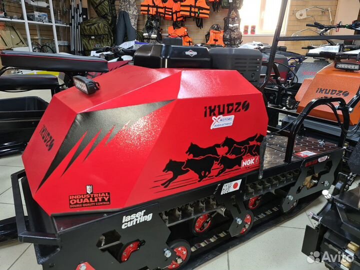 Мотобуксировщик ikudzo 500 EK20(двс dinkin) RED