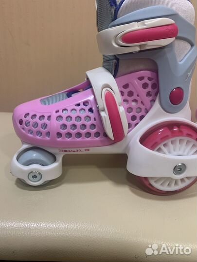 Роликовые коньки детские раздвижные