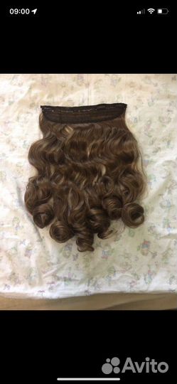 Волосы на заколках искусственные