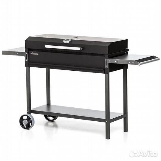 Мангал из стали 3 мм, с зольником и колесами