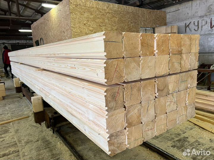 Брус профилированный сорт 1 2 (ев) 200х200х6000