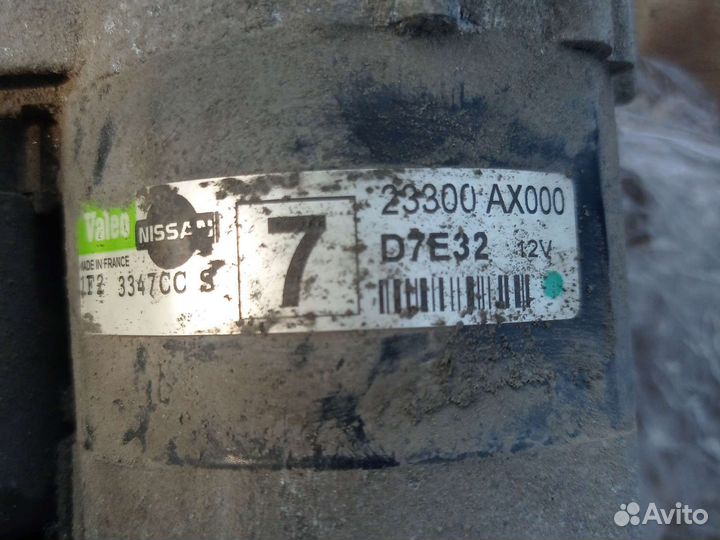 Стартер Nissan March