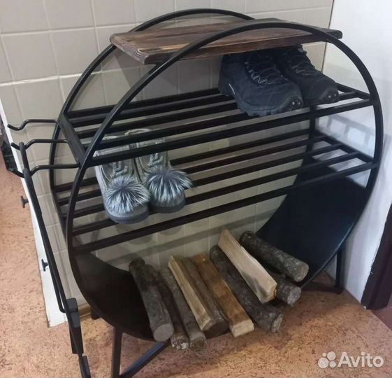 Обувница в стиле лофт