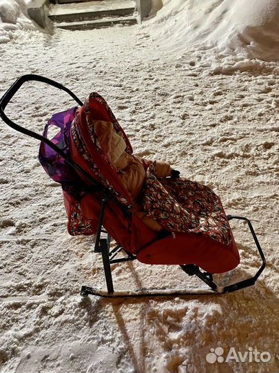 Коляска санки