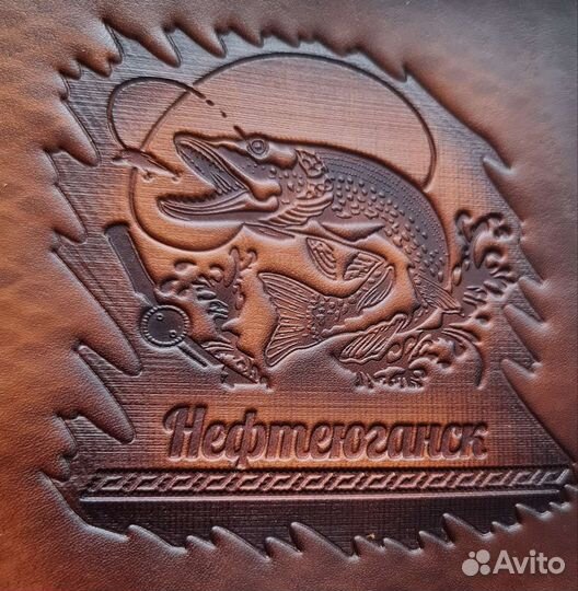 Обложка для документов натуральная кожа