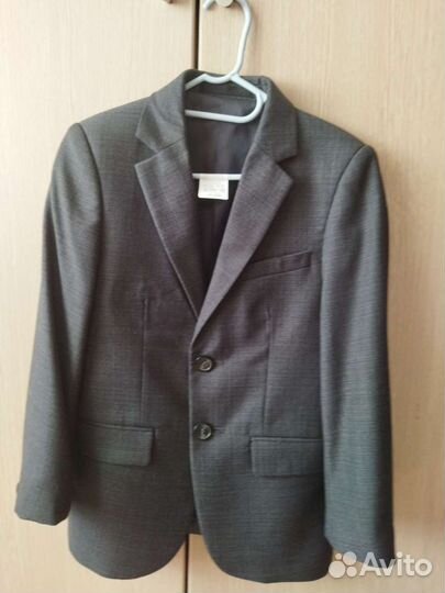 Пиджак школьный для мальчика 128