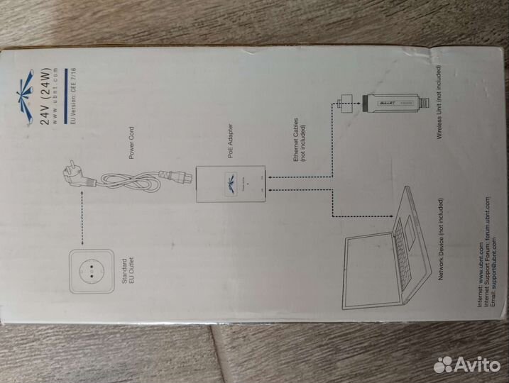 Carrier PoE Adapter Рое- инжектор 24В