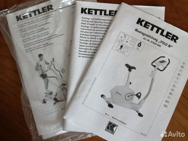 Велотренажер kettler polo m
