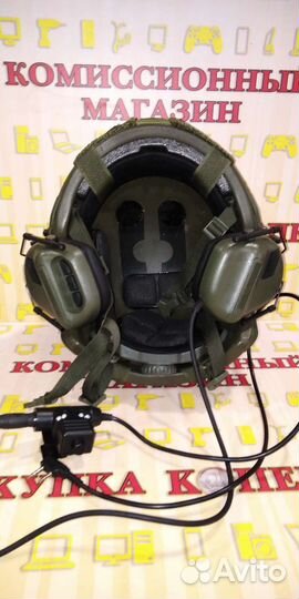 Наушники на шлем типа Ops Core с микрофоном