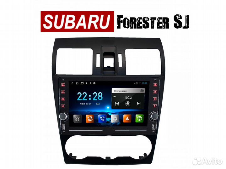 Магнитола Subaru Forester SJ LTE CarPlay 2/32гб