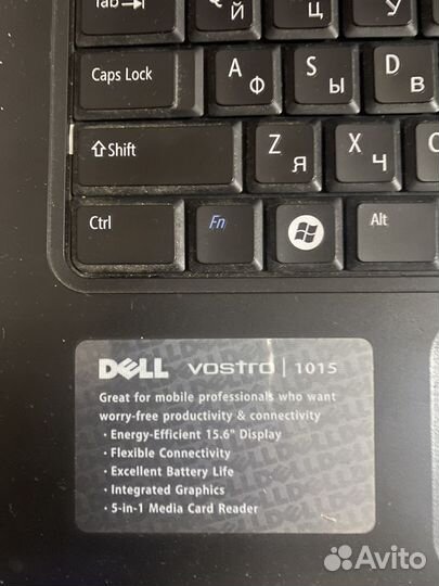 Ноутбук dell vostro 1015