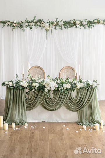 Свадебное оформление, президиум, Фотозона свадьбу