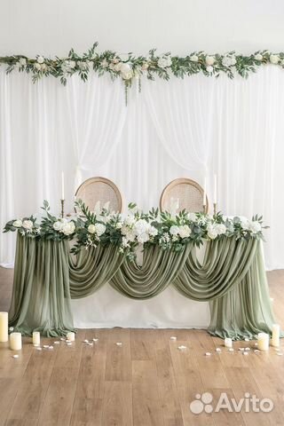 Свадебное оформление, президиум, Фотозона свадьбу