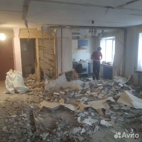 Демонтажные работы. Демонтаж