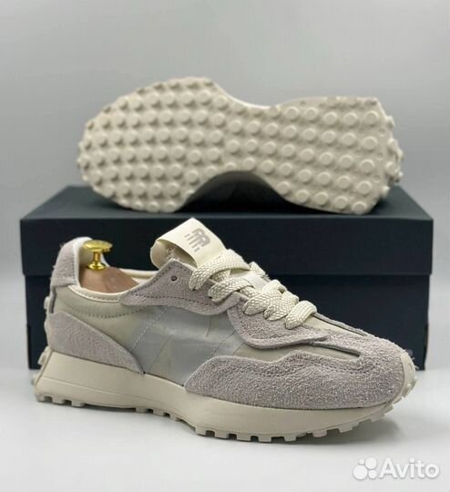 Кроссовки мужские New Balance 327 white белые