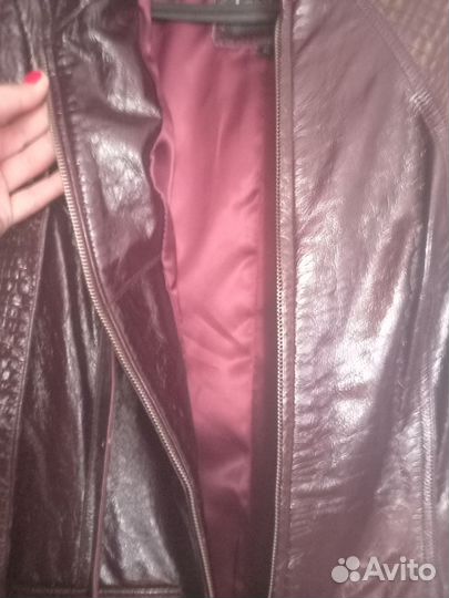 Кожаный плащ