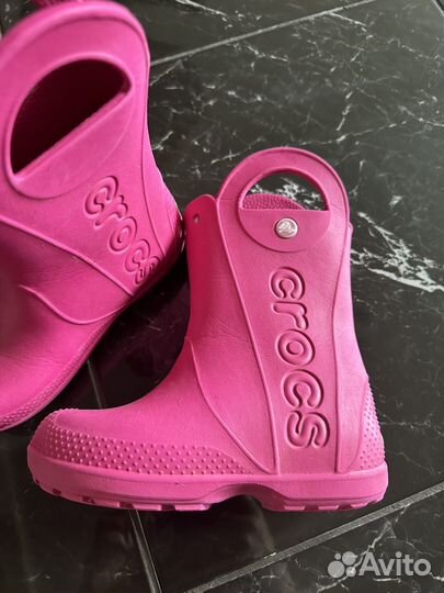 Crocs сапоги девочке С12