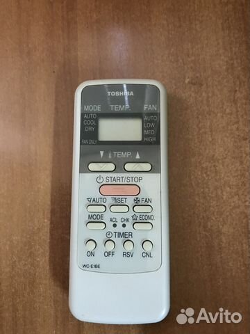 Пульт сплит системы Toshiba