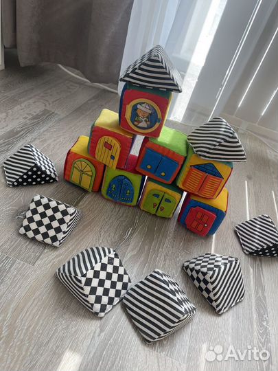 Мягкие кубики большие