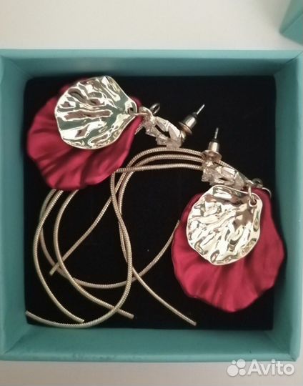 Серьги длинные