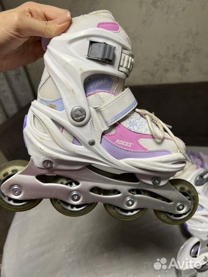 Ролики 30-35р с комплектом защиты