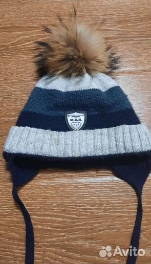 Зимняя шапка для мальчика