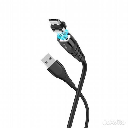 Кабель USB hoco X63 Racer, USB - microusb, 2.4А, 1