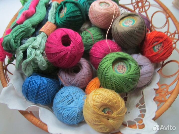 Пряжа СССР. Мулине